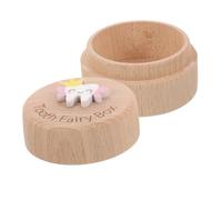 VICASKY Scatola kidle the child box lanugine fluff baule salva denti per il cambio del bambino collezionista di denti per bambini salva denti per bambini porta denti per bambini Di legno