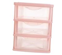 VICASKY Scatola mensola scrivania desk shelf astuccio penna storage box cassetto organizer da scrivania e archiviazione tre contenitori cassetti di stoccaggio armadio per il trucco pp rosa