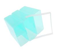 VICASKY Secchio per Lavaggio Pennelli 3 in 1 in Plastica, Secchio per Lavare i Pennelli Manico, Verde, Quadrato, Smontabile, per Pittura a Olio e Acrilico, per Artisti e Principianti