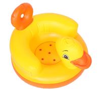 VICASKY Sedia Gonfiabile Per Ragazzo Ragazza Forma Di Papera Galleggiante Per Piscina Seggiolino Supporto Per Schiena Facile Da Gonfiare Sicuro e Durevole Per Ragazzo Ragazza