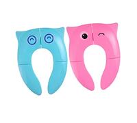 VICASKY Sedile Copriwater Pieghevole per Wc Realizzato in Resistente e Facile da Pulire Adatto per Ragazzo Ragazza Ragazza e Viaggio