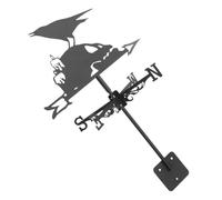 VICASKY Segnavento Decorativo di Ferro Nero per Tetto e Giardino Halloween | Indicatore del Vento Pratico, Stile Europeo Creativo, Semplice, Resistente All'usura, Facile da Installare