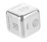 VICASKY Selezione alimentare Coppia Giorno Food Film Decisione Decisione per cena Gioco Gli accessori per barbecue Un sacco di decisione cubo supporto cubo tascabile acciaio inox