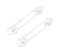 VICASKY Serrature di Sicurezza per Armadietti per Ragazzo Ragazza 16,5 Cm Trasparenti Cinturino Morbido e Adesivo Resistente per Cassetti, Frigoriferi e Mobili, Set da 8 Pezzi