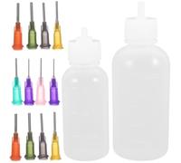 VICASKY Set 1 Flacone Applicatore per Smalto Ceramica con Punta Fine Sostituibile in Plastico, Strumento per Ceramica per Pittura e Modellazione di Argilla