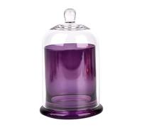 VICASKY Set 1 Pezzo Copertura in Vetro Trasparente per Aromaterapia Coperchio Decorativo Tazza per Aromi e Decorazione per Ambienti Centrotavola Elegante per Casa e Matrimoni Diametro