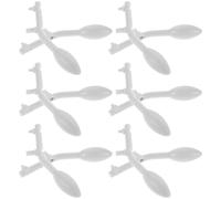 VICASKY Set 12 Pezzi Ganci Appendiabiti Bianchi Senza Viti Ganci Multiuso per Ingresso e Armadio per Cappotti e Accessori Organizzazione Salvaspazio per Guardaroba