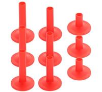 VICASKY Set 12 Pezzi Manicotti per Piatti Batteria Rossi, Accessori per Percussioni Professionali, Maniche per Supporti Piatti Durevoli e Facili da Installare, Adatti a Batterie Acustiche