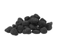 VICASKY Set 1200g Pietre Laviche Vulcaniche Nere 3-5cm per Bracieri Esterni e Caminetti Interni, Pietre Refrattarie Decorative per Tavoli da Fuoco e Giardinaggio, Pietra Naturale per
