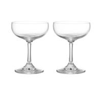 VICASKY Set 2 Pezzi Calici da Cocktail in Vetro 140ml, Bicchieri Martini Vintage Eleganti per Feste e Ristorazione, Coppe da Vino per Casa e Eventi