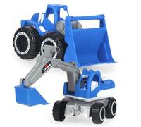 VICASKY Set 3 Pezzi Veicoli di Ingegneria Giocattolo, Camion Escavatore e Dumper in Plastica Ecologica, Macchinine da Spiaggia per Gioco Attivo e Sviluppo Cognitivo