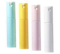 VICASKY Set 4 Pezzi Flaconi Spray Da Viaggio 30ml Bottiglie Vuote Ricaricabili Per Cosmetici Spruzzatore Pratico Per Viaggi e Cura Della Pelle Colore Pastello