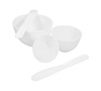 VICASKY Set 5 Pezzi Ciotole per Maschere in Silicone con Bastoncini Miscelatori, Kit Professionale per Maschere Viso Fai da Te, Forniture per Saloni e Cura della Pelle