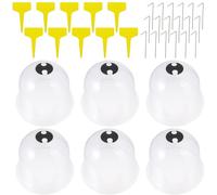 VICASKY Set 6 Cupole per Piante da Giardino con Protezione Antigelo, Etichette e Picchetti per Balcone e Orto, Copertura a Campana Traspirante per Crescita Stabile e Protezione Invernale