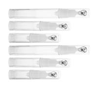 VICASKY Set 6 Flaconi Sottovuoto per Lozione da Viaggio 5/10/15 Ml Rullo Metallico Massaggiante Contenitori Roll-On Ricaricabili per Crema Occhi e Profumo Dispenser Anti-Perdita per