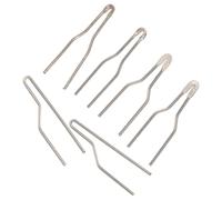 VICASKY Set 6 Punte per Pirografia in Lega Oro, 3 Diverse Specifiche, per Progetti Artistici ed Elettronica, Risultati Precisi Punte di Ricambio per Pirografo