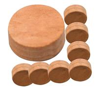 VICASKY Set 8 Cuscinetti in Sughero per Trombone, Parti di Ricambio in Legno, Tampone per Chiave D’acqua, Accessori per Strumenti Musicali, Riparazione Tromboni e Trombe