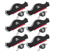 VICASKY Set completo di accessori per costume da pirata 6 cappelli da pirata e 6 alette per gli occhi per giochi di ruolo di Halloween