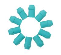 VICASKY Set da 10 Connettori per Pompa Manuale di Coppettazione in Plastica Verde, Accessori Userfriendly per Terapia del Vuoto e Massaggio a Casa