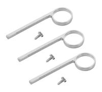 VICASKY Set da 3 Anelli di Trazione Scorrevoli in Metallo per Tromba B Accessori per Valvole con Maniglia Ergonomica Compatibili per Uso Scolastico Bande e Performance Musicali