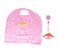 VICASKY Set da 3 pezzi da principesse con maschera luminosa e mantello per Halloween, feste di compleanno e giochi di ruolo per fantasiosi