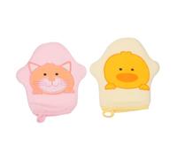 VICASKY Set Da Bagno Per Neonati Da 2 Pezzi Spugna Da Bagno E Spazzola Da Doccia Per Neonati E Bambini Piccoli