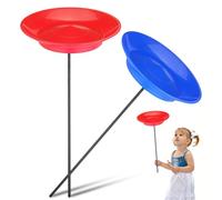 VICASKY Set da giocoleria per - 2 set di piatti da giocoleria con aste, ideale per girare il piatto e per le emozionanti esibizioni circensi - perfetto giocoliere puntelli piccoli artisti