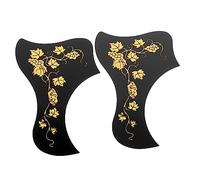 VICASKY Set di 2 adesivi per chitarra, in PVC, resistenti ai graffi e per stili di chitarra