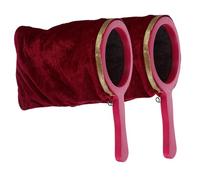 VICASKY Set di 2 borse magiche con manico, riutilizzabili, per adulti, trucchi per adulti, professionisti per agitazione scherzo sacchetto di torsione cavo in velluto e plastica rossa