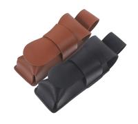 VICASKY Set di 2 custodie per armoniche a bocca in pelle, per armoniche a bocca, in pelle, accessori per armoniche a bocca