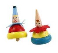 VICASKY Set di 2 giocattoli in legno colorati fatti a mano, per intelligenti, con design divertente e colori brillanti, perfetti per l'asilo e le ore di gioco creative