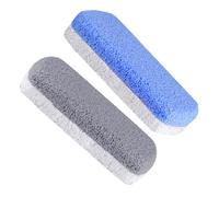 VICASKY Set di 2 pezzi di pietra pomice, massaggiatore da bagno con piedi caldi, lima per piedi, pietra del corpo, spazzola per la pulizia del tallone, pietra vulcanica per la rimozione
