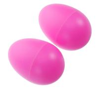 VICASKY Set di 2 portauova, strumento musicale interattivo, per uovo di Pasqua, in plastica, colore: rosa