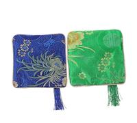 VICASKY Set di 2 sacchetti per unghie con chiusura lampo, elegante custodia per gioielli, plettri per chitarra