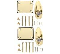 VICASKY Set di 2 supporti per corde per chitarra elettrica, piastre per boccola, per chitarra elettrica, accessori per chitarra elettrica, piastre per chitarra elettrica, accessori per chitarra