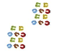 VICASKY Set di 20 fermaporta cartoni animati per protezione del morsetto, protezione sicura della porta per la cameretta dei bambini, protegge le mani contusioni