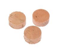 VICASKY Set di 3 cuscini per valvole di svuotamento tuba, in sughero, per trombone, tuba, in sughero, per tuba, set di cuscinetti in sughero e kaki