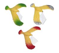 VICASKY Set di 3 giocattoli per animali con aquila, stile vintage, stabile base triangolare per divertimento durante l'apprendimento, per ragazzi e ragazze