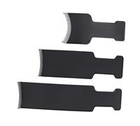 VICASKY Set di 3 pennelli professionali per tintura per capelli fai da te, colore nero, per ciocca e tintura per capelli con grande medio e piccolo per precisione