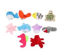 VICASKY Set di 30 bambole per dita degli animali in tessuto per fatti a mano, design carino per la narrazione e il gioco tattile, versatile