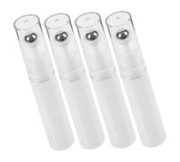 VICASKY Set di 4 bottiglie per la crema degli occhi, per oli essenziali, contenitore dell' per il corpo, bottiglia dell' da viaggio, bottiglia quadrata, piccole bottiglie da viaggio, colore