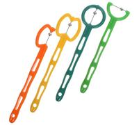 VICASKY Set di 4 Correttori di Spinta della Lingua, Allenatore Muscolare Orale per Esercizi di Terapia e Sviluppo della Pronuncia, Strumento per Allenamento e Miglioramento