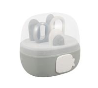 VICASKY Set di 4 pezzi per la cura delle unghie con tagliaunghie sicuro per neonati, inclusa custodia per lima per unghie e design adatto ai bambini, per la cura delle unghie dei bambini