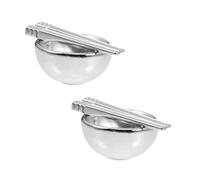 VICASKY Set di 4 stoviglie modello giocattolo simulato mini stoviglie in miniatura bacchette in miniatura stoviglie in miniatura modello scene cucina oggetti di scena posate di simulazione