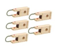 VICASKY Set di 5 adesivi con telaio dell'asse medievale per violino e tastiera, per pianoforte, in legno, kaki