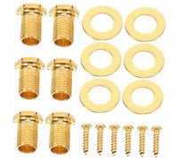 VICASKY Set di 6 accessori per chitarra con meccanismo di accordatura per viti rondelle e dadi per chitarre acustiche, compatibile con meccanismi di accordatura comuni durevoli