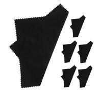 VICASKY Set di 6 panni per la pulizia di strumenti musicali, per chitarra, tuba, corno, trombone, in ottone, per pianoforte, clarinetto, sassofono, tromba