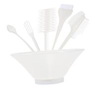 VICASKY Set di 6 strumenti per la dei capelli, spazzola professionale e ciotola per salone e uso domestico per stili di capelli, setole flessibili
