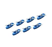 VICASKY Set di 7 mini navi - ornamenti galleggianti in miniatura per la decorazione della spiaggia e della casa delle bambole barca e articoli decorativi nautici