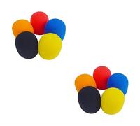 VICASKY Set di accessori per microfono: 10 pezzi: cuscino di copertura per parabrezza, universale, adatto per la maggior parte dei microfoni standard